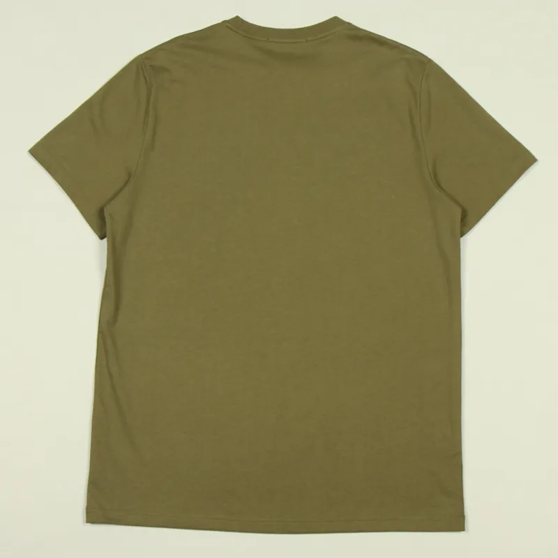 Fred Perry Cross Stitch Printed T-Shirt - Uniform Green-2